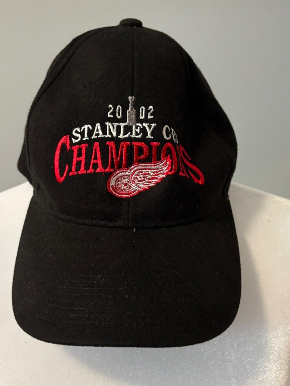 Vintage 2002 Detroit Red Wings Stanley Cup Champions Baseball Cap - Unisex